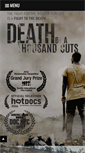 Mobile Screenshot of deathbyathousandcutsfilm.com